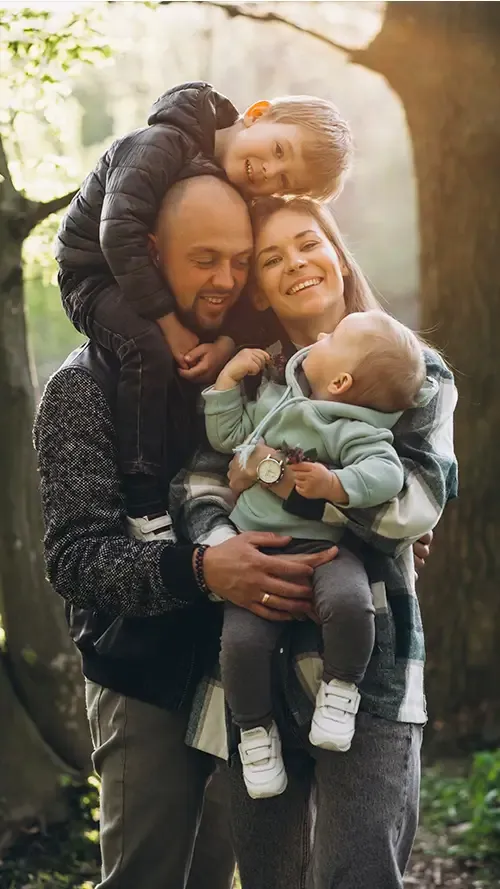 Foto después - Hijos y familia