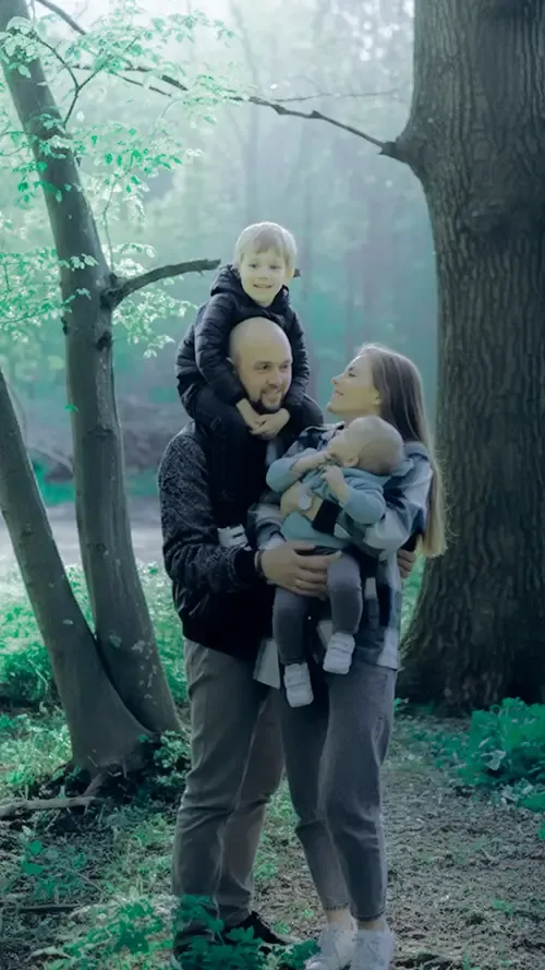 Foto antes - Hijos y familia
